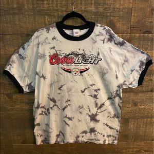 Dyed Coors Light Steelers T-Shirt
